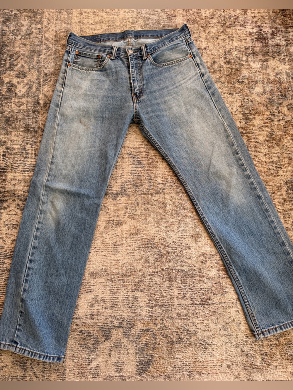 Vintage Levi's Slim Straight Light Blue Denim Jeans